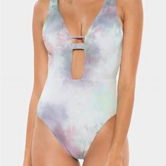 Brand new Soluna swimsuit one piece punk tie dye size S - Picture 2 of 6